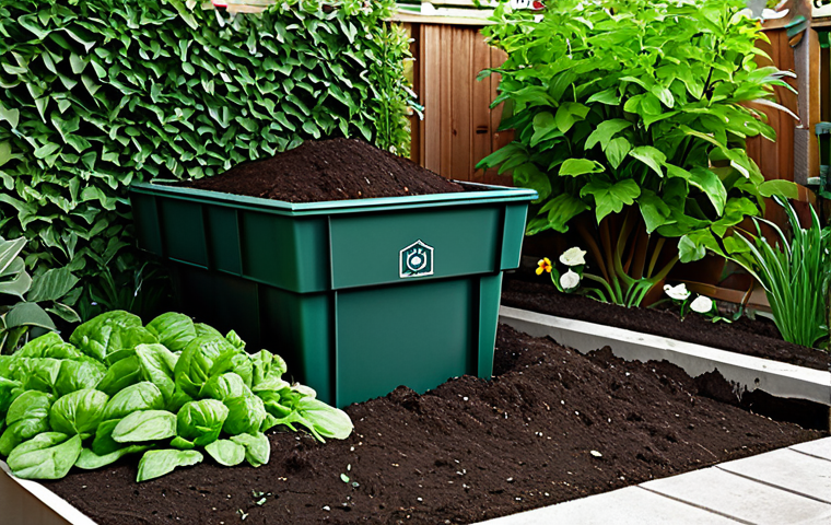 식물의 생태적 역할과 조경 관리의 관계 - Rainwater Harvesting Serenity**

"A lush garden scene during a gentle rainfall. A rainwater collecti...